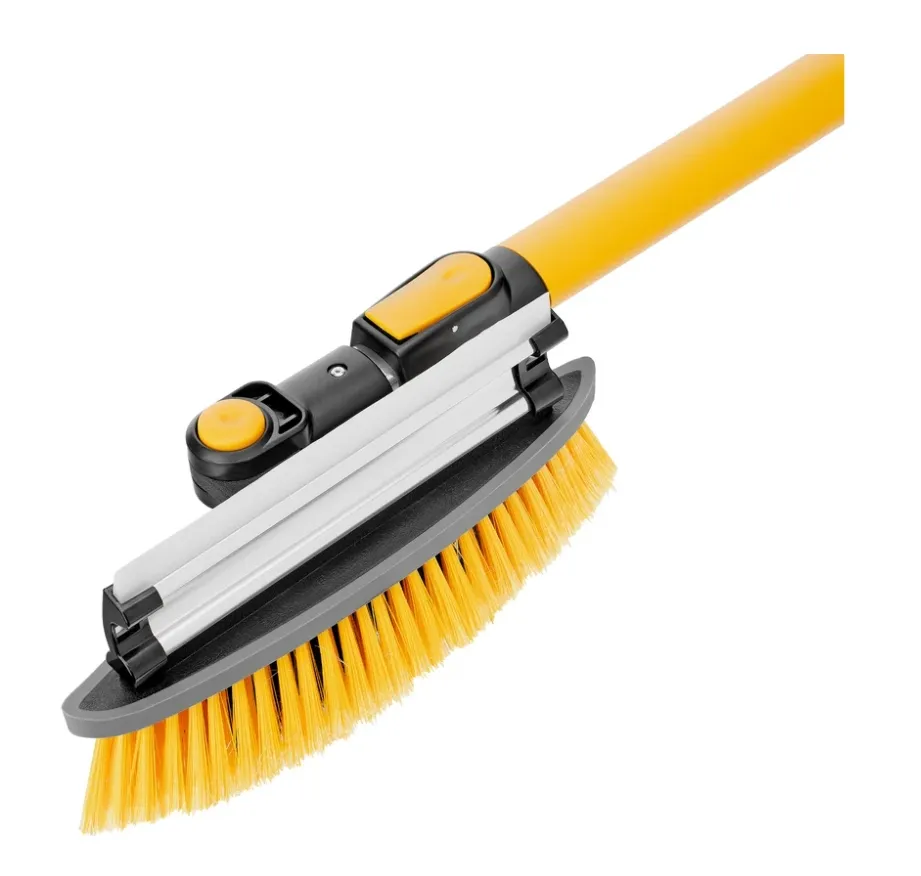 Купить Щетка сметка со скребком Denzel телескоп, поворотная голова, водосгон 950-1320 мм 55327